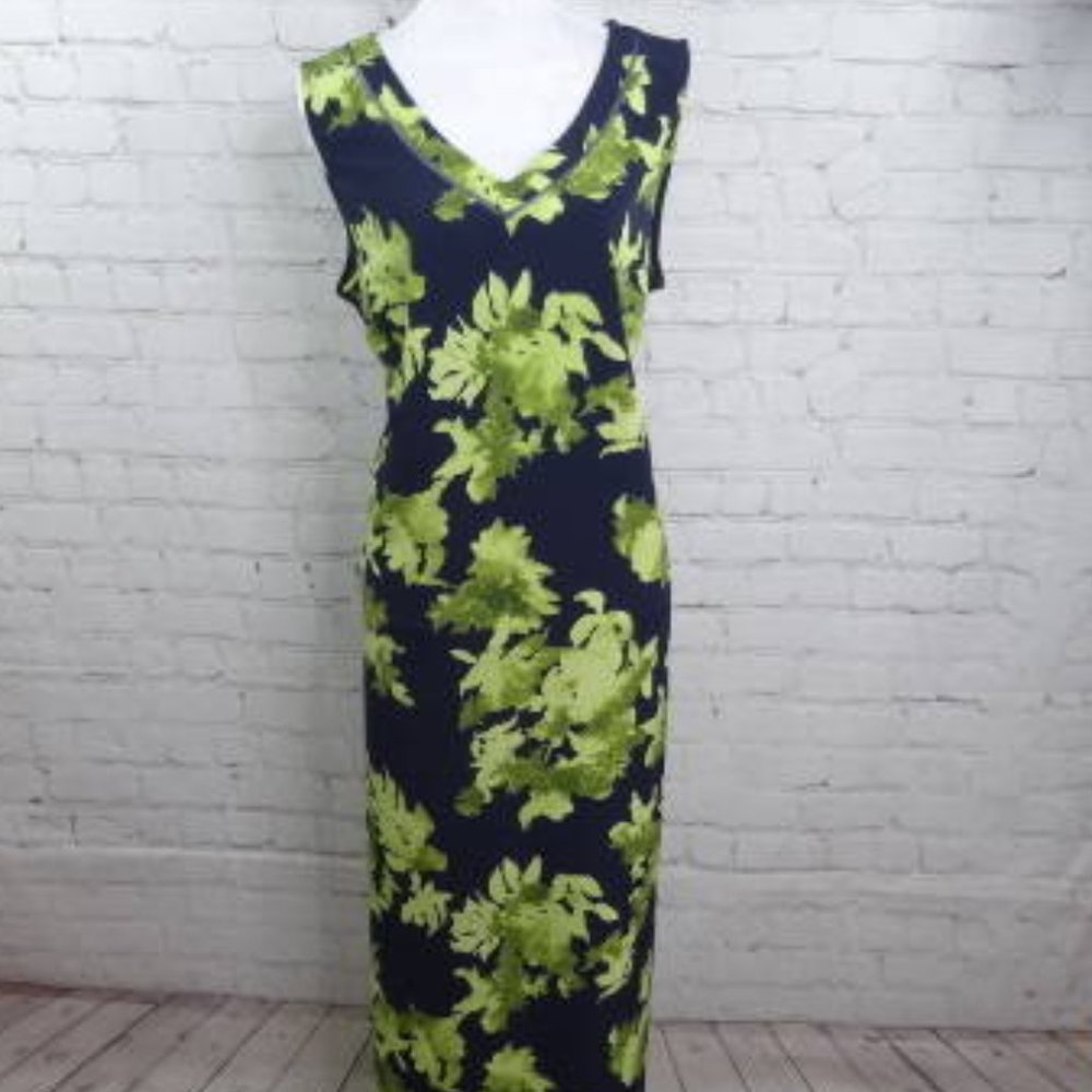 Maggie McNaughton Sleeveless Floral Print Dress